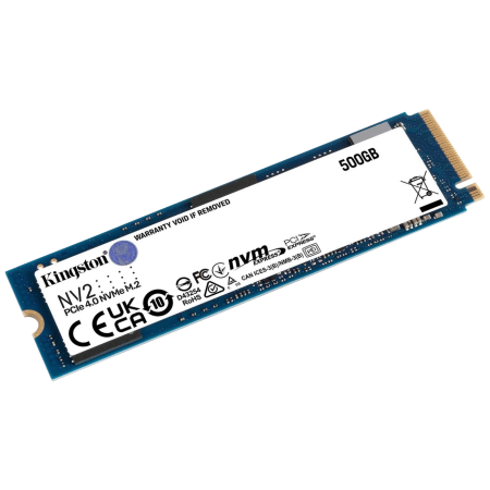 Kingston SSD Disk, 500GB, M.2 NV2 NVMe PCIe 4.0 x 4 - SNV2S/500G