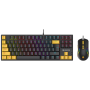 Tracer Tastatura sa osvjetljenjem, optički miš, gaming set, USB - GAMEZONE HORNET87 USB