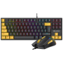 Tracer Tastatura sa osvjetljenjem, optički miš, gaming set, USB - GAMEZONE HORNET87 USB