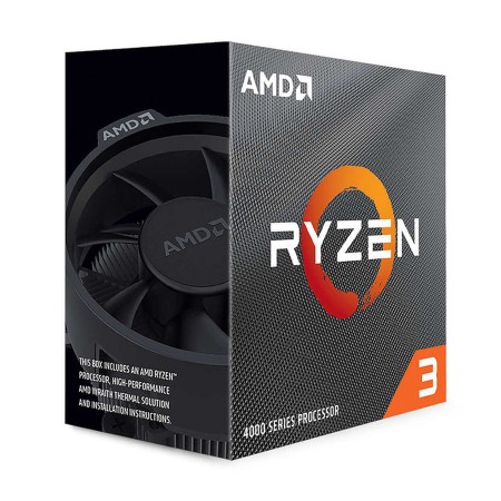 AMD Ryzen 3 4300G AM4 4 cores, 8 threads, 3.8GHz, 4MB L3,65W