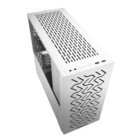 Kućište SHARKOON gaming, MS-Z1000 wh, white, ventilatori 1x80mm PWM, 3x120mm PWM, Micro-ATX