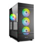 Kućište SHARKOON gaming, Rebel C50 RGB Black, ATX, ventilator 4x120mm Addressable RGB