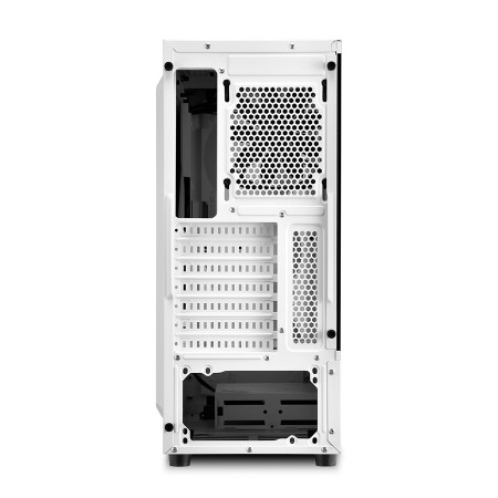 Kućište SHARKOON gaming, RGB Slider, ATX, 1x120mm fan, white, Tempered Glass