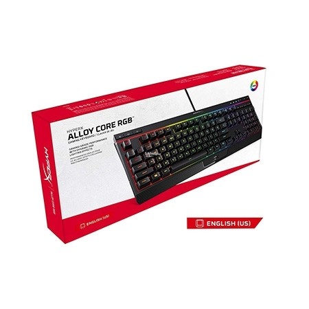 Tastatura HyperX Alloy Core RGB Gaming Keyboard, US HX-KB5ME2-US 4P4F5AA