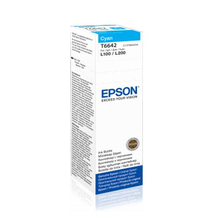 Tinta Epson T6642 CYAN 70ml,C13T66424A