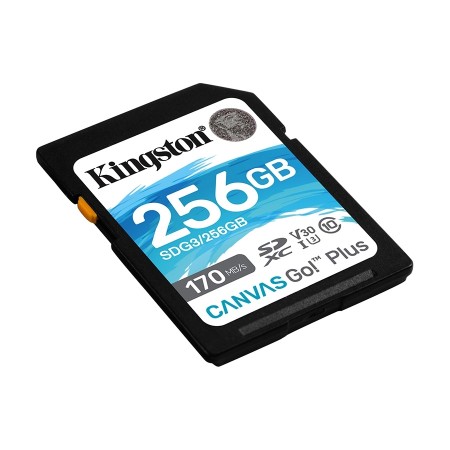 Kingston SD 256GB CanvasGoPlus SDXCr/w:170/90MB/s SDG3/256GB