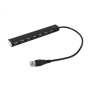 USB HUB 2.0 7-port black, GEMBIRD UHB-U2P7-04