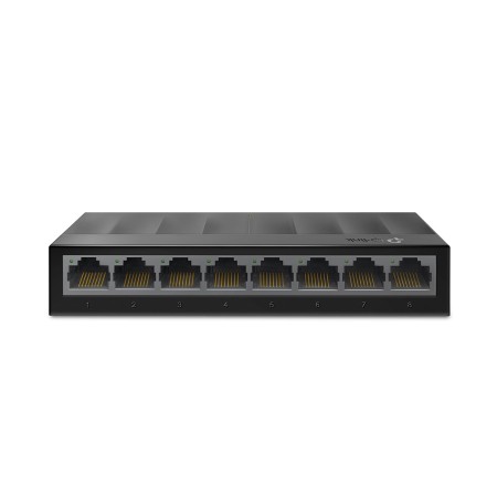 SWITCH TP LINK 8 port LiteWave Gigabit Desktop, 8 Gigabit RJ45 Ports, Desktop, Plastic case, LS1008G, 3Y