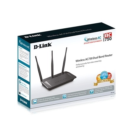 ROUTER D-Link DIR-809/E IR-809/E, Wireless AC750 Dual-Band Cloud Ethernet Router, max.brzina na 5Ghz 450 Mbps i 300 Mbps na 2,4 