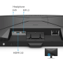Monitor BenQ MOBIUZ Gaming, EX240N 23,8", 1920x1080, 165Hz, FHD, VA, 16:9, 3000:1, 4ms, HDMI, DP, Tilt, 9H.LL6LB.QBE