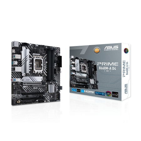 ASUS MB PRIME B660M-A D4-CSM Intel B660, LGA 1700, 4xDDR4 2xHDMI, DP, RAID micro ATX