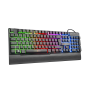 Tastatura gaming RAMPAGE KB-R66 BUBBLE, USB, Rainbow Illuminated, LC Layout, multimedija