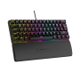 Tastatura gaming RAMPAGE PLOWER K60 Black US Layout Wrist Support Blue Switch Gaming Keyboard