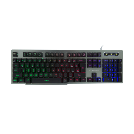 Tastatura gaming RAMPAGE KB-R78 Gray / Black USB Rainbow Backlight BiH Layout Gaming Keyboard