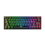 Tastatura gaming RAMPAGE KB-RX63 B-ATOM Black Bluetooth RGB Backlight RED SWITCH US Layout 63 Mini