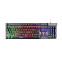 Tastatura gaming Everest KB-GX9 Black USB Rainbow Color Backlight, BiH layout