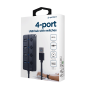 USB HUB 4-port 1 x USB 3.1 + 3 x USB 2.0 GEMBIRD UHB-U3P1U2P3P-01