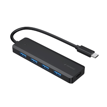 USB HUB GEMBIRD 4-port USB type-C hub 4X USB 3.1, UHB-CM-U3P4P-01