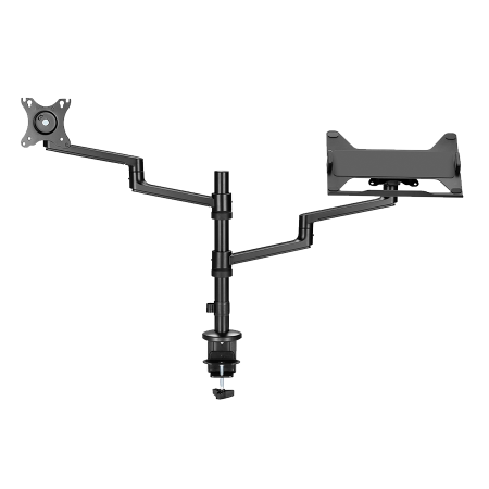 NOSAČ ZA MONITOR I LAPTOP GEMBIRD MA-DA-04, montaža na stol, monitors up to 32" and notebooks up to 17,3"