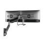 NOSAČ ZA DVA MONITORA GEMBIRD MA-WA2-02, montaža na zid, 17”-32”, up to 8 kg