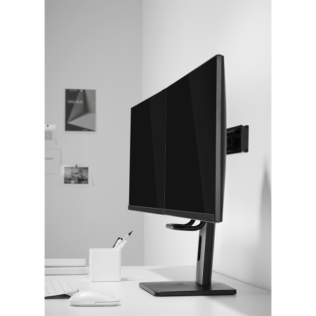 NOSAČ STALAK ZA DVA MONITORA GEMBIRD MS-D2-01, do 27”, up to 6 kg