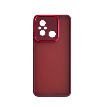 Silikonska maska Frame Redmi 12C Bordo